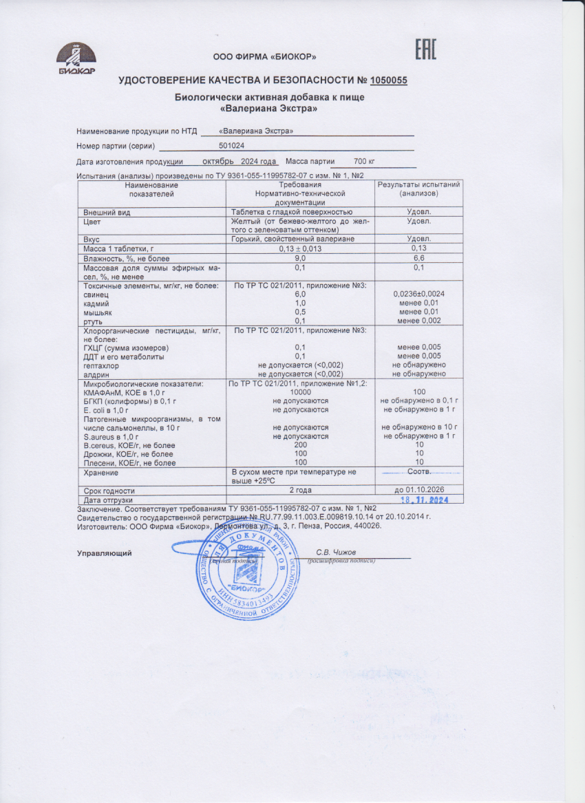Паспорт №102024